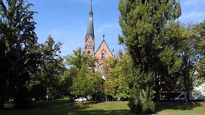 Kostel sv. Alžběty Uherské z r. 1877 v Teplicích- Šanově