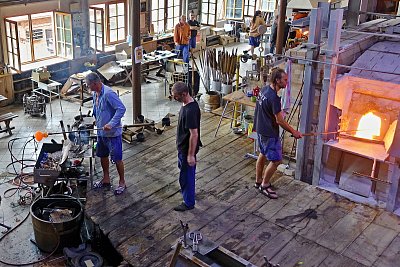 Sklárna AJETO v Lindavě u Cvikova