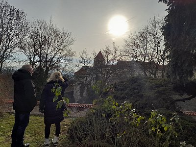 Procházka se sluncem.