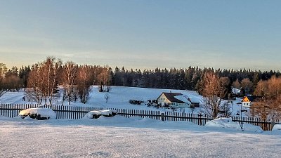 Pohled z Tesařova - Směr Luční bouda
