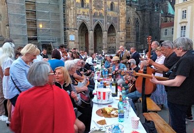 Sousedská slavnost na Pražském hradě