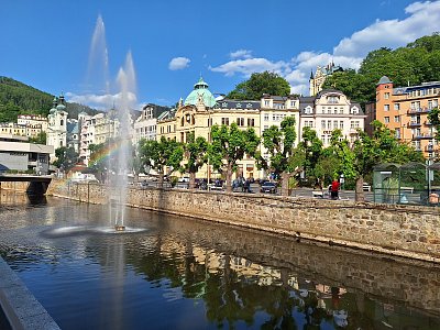Karlovy Vary - řeka Teplá