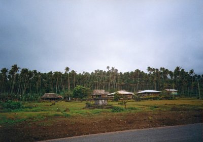 Samoa - vesnice ve vnitrozemí