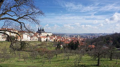 Praha pod modrou oblohou