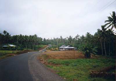 Samoa - vesnická krajina