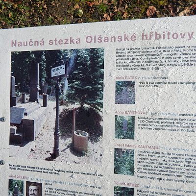 Naučná stezka - informační tabule