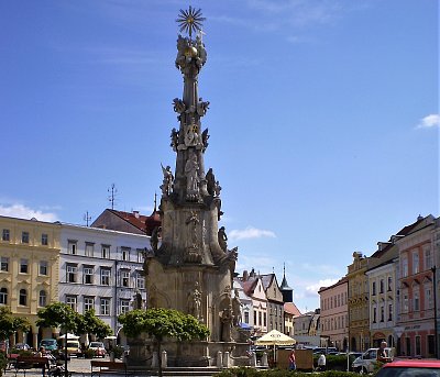 Mariánský, morový sloup   *