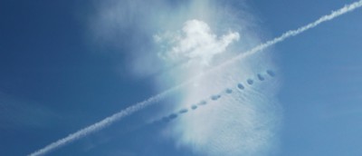 Podivný úkaz na nebi nad Třebíčí