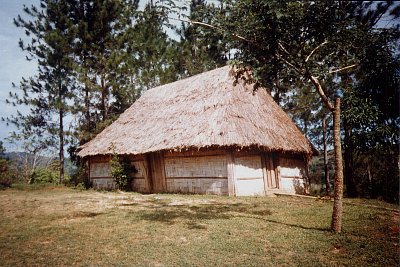Fidži - domorodá chýše