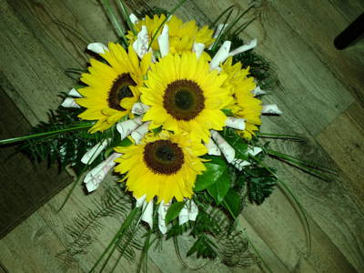 Slunečnicová kytice