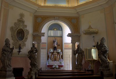 Oltář v hradní kapli