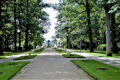 Park celý v zeleném  *