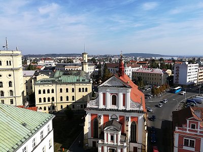 Nad střechami Mladé Boleslavi