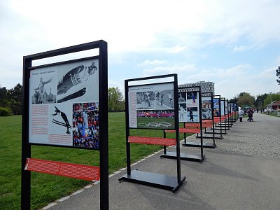 Naši olympionici na venkovní výstavě