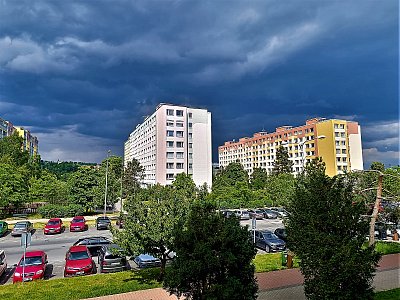 Mraky přímo na spadnutí...*