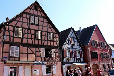 Hrázděné francouzské domy