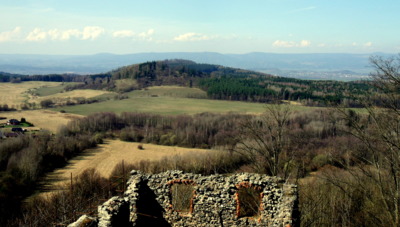 Andělka a pohled z ní