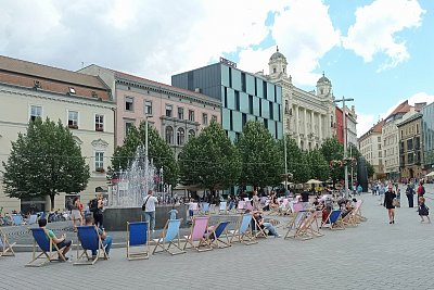 Brno v létě