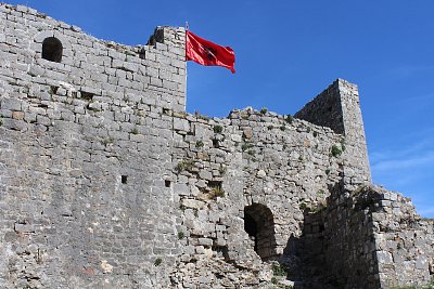 Vlajka na hradě