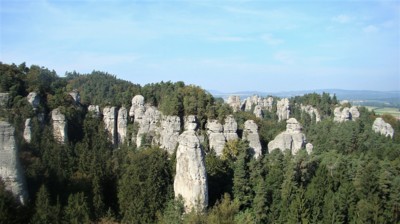 Skalní útvar Kapela - Hruboskalsko