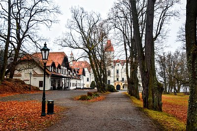 Cesta k zámku Žinkovy