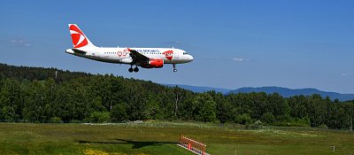 Letadlo ČSA v Karových Varech