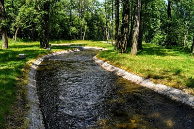 Nové koryto na řece Úhlavě