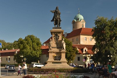 Jiřího náměstí v Poděbradech.