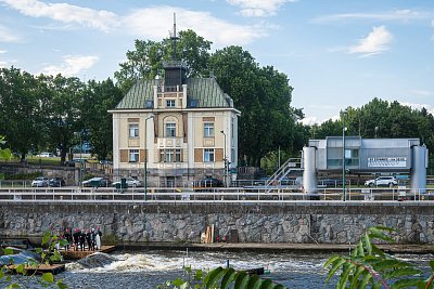 Zdymadlo Štvanice se slalomovým kanálem