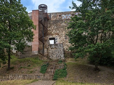 Točité schodiště na Bastion Novoměstských hradeb