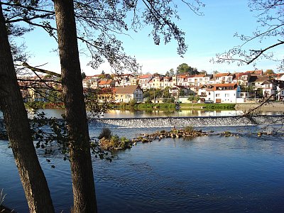 Písek, Václavské předměstí a Otava