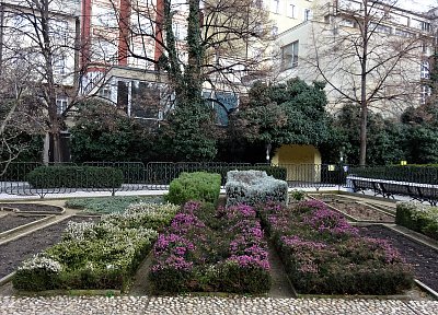 Únor ve Františkánské zahradě