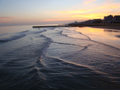 ....západ slunce u moře