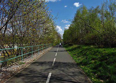 Na vysočanské cyklostezce