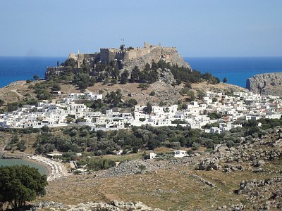 Lindos, ostrov Rhodos