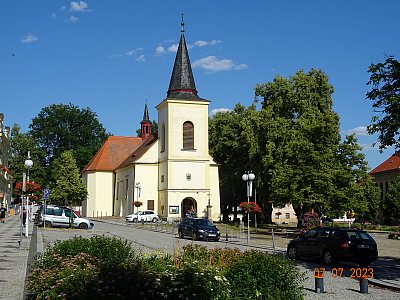 Kostel sv. Mikuláše - Spálené Poříčí