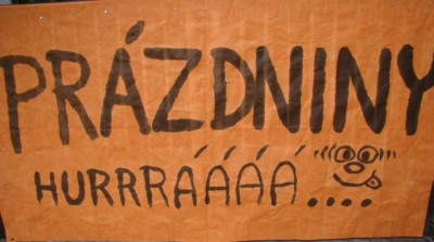 Aktualně......vítání prázdnin u nás !!!!!