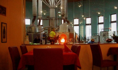 dobrou chuť u sklářské pece