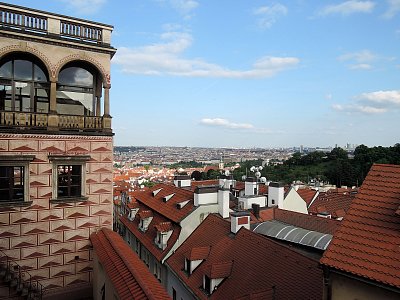 Pohled na Prahu z kostela Sv. Benedikta na Hradčanech