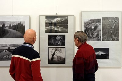 Z výstavy Černobílé valéry, Rýmařov