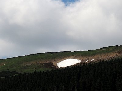 Mapa republiky v Krkonoších 2.7. - už jen Česko*