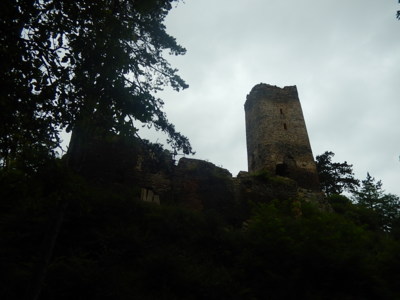 Zamračená zř. hradu Libštejn