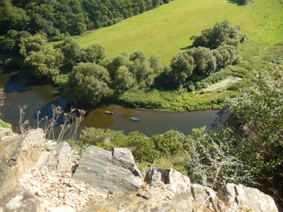 Vodáci pod Krašovem