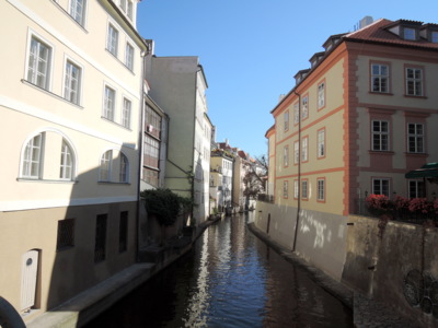 Čertovka v ranním slunci