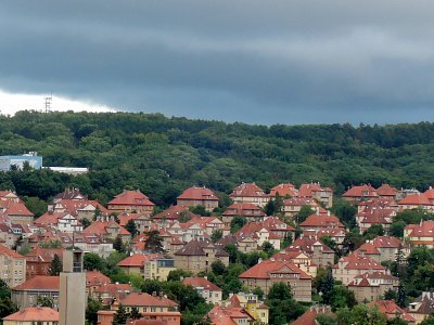 Černé mraky dnes večer