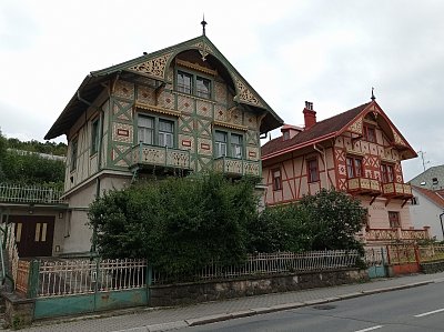 Luhačovice - secesní vily Světlana a Haná*