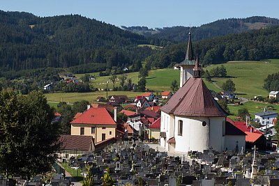 Beskydy - kostel sv. Josefa v Hutisko - Solanec