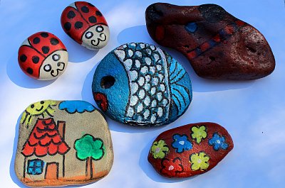Malované kamínky - už se lepším
