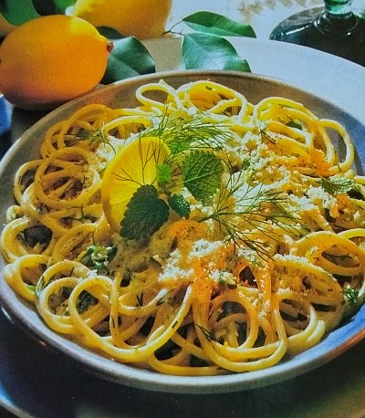 Špagety s citronem