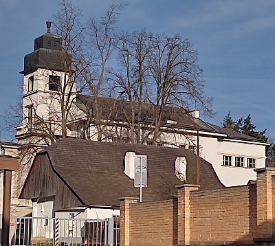 Husův sbor a Štáflova chalupa